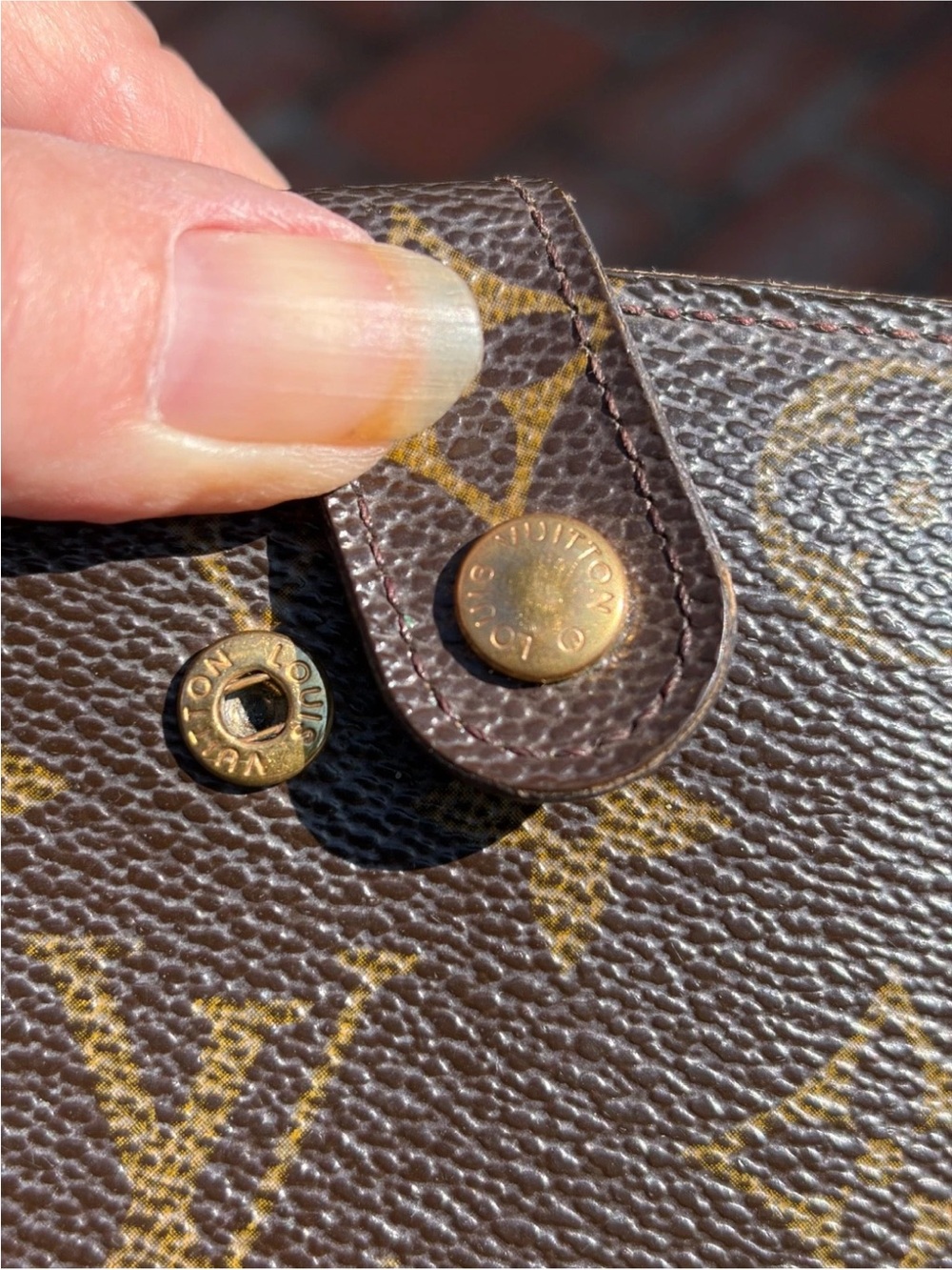 Louis Vuitton Monogram Canvas Wallet in Brown and Gold - Picture 5 of 12